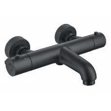 Смеситель для ванны AQUATEK Вега AQ1043MB термостатический черный матовый Смеситель для ванны AQUATEK Вега AQ1043MB термостатический черный матовый